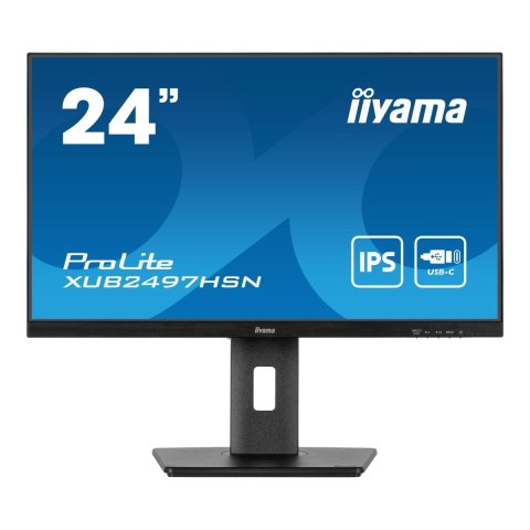 Monitor iiyama 23,8" ProLite XUB2497HSN-B1 IPS FHD 100Hz HDMI 2xDP HUB RJ-45 głośniki