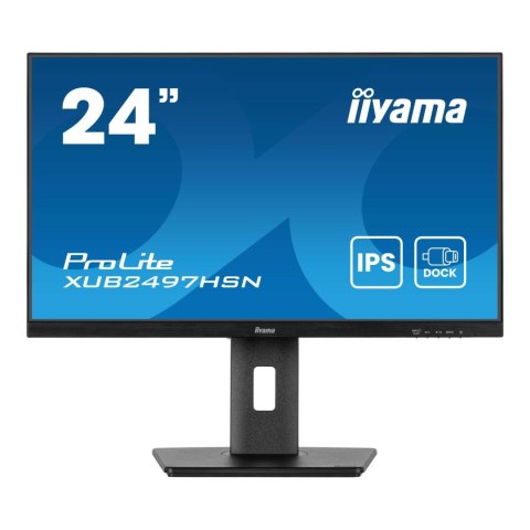 Monitor iiyama 23,8" ProLite XUB2497HSN-B2 IPS FHD 100Hz HDMI 2xDP HUB RJ-45 głośniki
