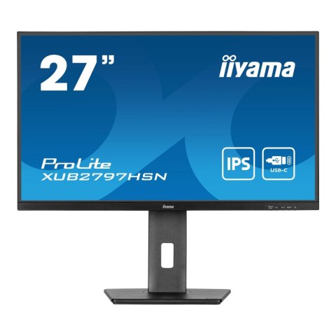 Monitor iiyama 27" ProLite XUB2797HSN-B2 IPS FHD 100Hz HDMI 2xDP HUB RJ-45 głośniki