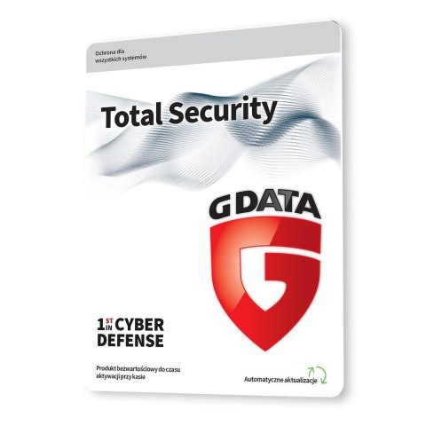 Oprogramowanie G DATA Total Security Multidevice 3PC 3lata karta-klucz