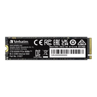 Dysk SSD Verbatim Vi5000 2TB M.2 2280 PCIe Gen4 NVME (5000/4300 MB/s)