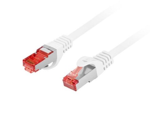 Patchcord Lanberg S/FTP kat.6 0,5m LSZH CU fluke passed biały