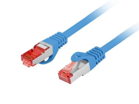 Patchcord Lanberg S/FTP kat.6 15m LSZH CU fluke passed niebieski