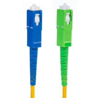 Patchcord światłowód kabel Maclean MCTV-402, SC/APC-SC/UPC SM 9/125 LSZH, jednomodowy, długość 3m, simplex, G657A2
