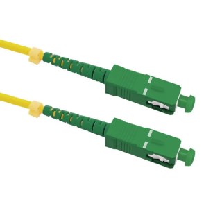 Patchcord Światłowodowy Qoltec SC/APC-SC/APC SM9/125 G652D 1,5m