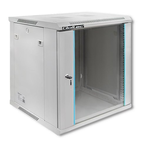 Szafa RACK Qoltec 19" | 12U | 600x600x635 | Wisząca