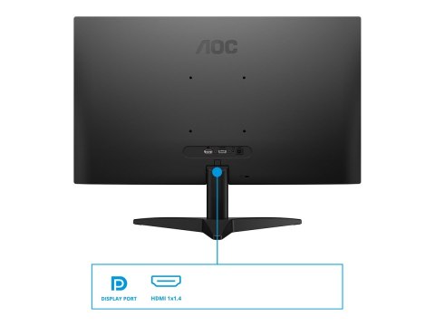 AOC 24B36X - Monitor LED - 24" (23.8" widoczny) - 1920 x 1080 Full HD (1080p) @ 144 kHz - IPS - 1500:1 - HDR10 - 0.5 ms - HDMI, 