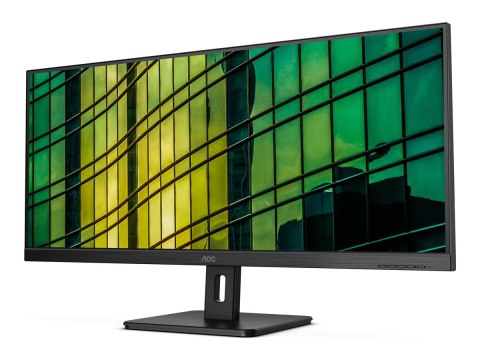 AOC Essential-line U34E2M/BK - Monitor LED - 34" - 3440 x 1440 WQHD @ 100 Hz - VA - 300 cd/m² - 4000:1 - 4 ms - 2xHDMI, DisplayP