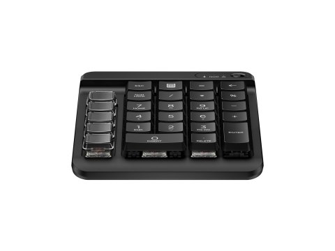HP 435 - Klawiatura keypad - 9 x przycisk programowalny, ruch klawiszy o niskim profilu, wymienne nasadki klawiszy z naklejkami 