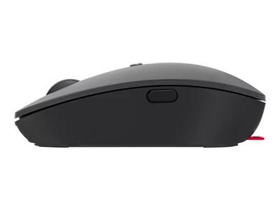 Lenovo Go Multi-device - Mysz - niebieska optyczna - 3 przyciski - bezprzewodowa - 2.4 GHz, Bluetooth 5.0 - odbiornik bezprzewod