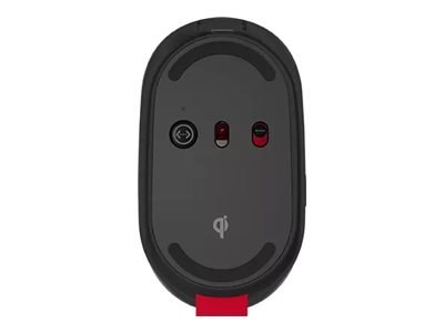 Lenovo Go Multi-device - Mysz - niebieska optyczna - 3 przyciski - bezprzewodowa - 2.4 GHz, Bluetooth 5.0 - odbiornik bezprzewod