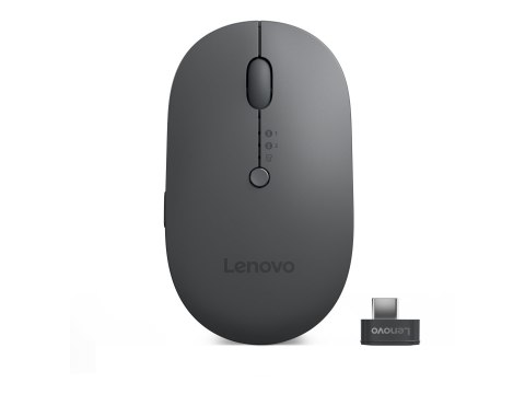 Lenovo Multi-Device - X9 Edition - mysz - prawo i leworęczna - optyczna - 4 przyciski - bezprzewodowa - 2.4 GHz, Bluetooth 5.0 -
