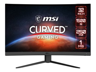 MSI G32C4X - Monitor LED - gaming - zaokrąglony - 31.5" - 1920 x 1080 Full HD (1080p) @ 250 Hz - VA - 300 cd/m² - 3000:1 - 1 ms 
