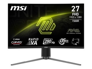 MSI MAG 276CPXF - Monitor LED - gaming - zaokrąglony - 27" - 1920 x 1080 Full HD (1080p) @ 280 Hz - Szybkie VA - 300 cd/m² - 400