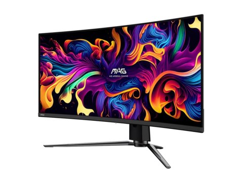 MSI MAG 341CQP QD-OLED - Monitor OLED - gaming - zaokrąglony - 34.2" (34.18" widoczny) - 3440 x 1440 UWQHD @ 175 Hz - 1000 cd/m²
