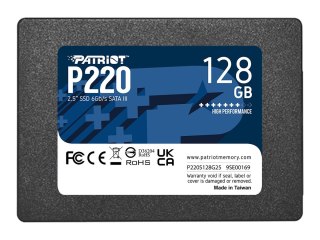 Patriot P220 - SSD - 128 GB - wewnętrzny - 2,5" - SATA 3Gb/s