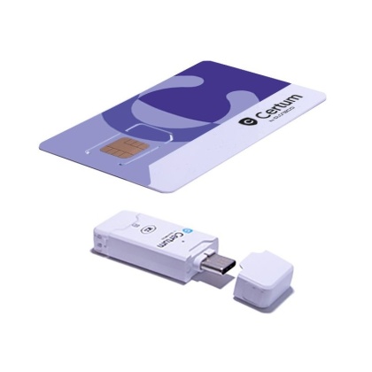Pieczęć elektroniczna Certum Mini z czytnikiem USB typu C - ważność 1 rok