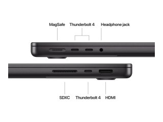 Apple MacBook Pro - M4 - Apple M4 10-core - 16 GB RAM - 512 GB SSD - 14.2" 3024 x 1964 @ 120 Hz - Wi-Fi 6E, Bluetooth - kosmiczn