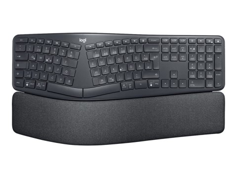 Logitech ERGO K860 - Klawiatura - bezprzewodowa - 2.4 GHz, Bluetooth 5.0 - QWERTZ - Niemcy
