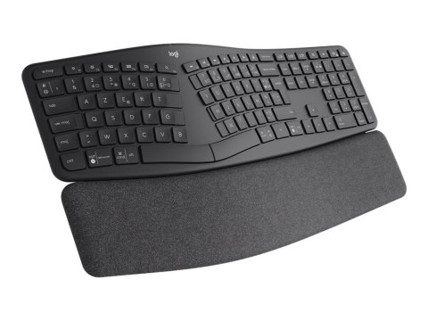 Logitech ERGO K860 - Klawiatura - bezprzewodowa - 2.4 GHz, Bluetooth 5.0 - QWERTZ - Niemcy