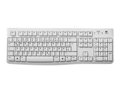 Logitech K120 for Business - Klawiatura - USB - Niemcy - biały
