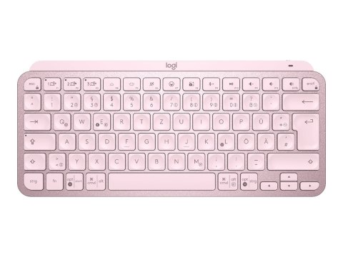 Logitech MX Keys Mini - Klawiatura - podświetlenie - bezprzewodowa - Bluetooth - QWERTZ - Niemcy - różowy