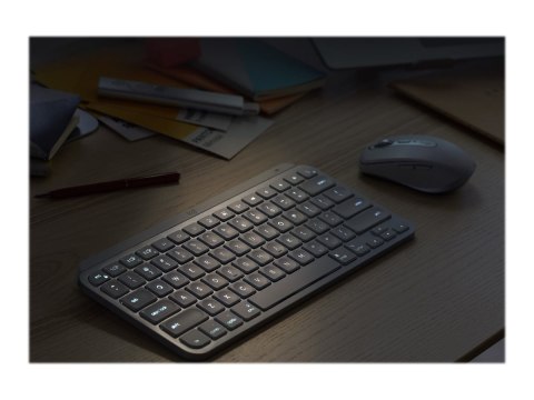 Logitech MX Keys Mini for Business - Klawiatura - podświetlenie - bezprzewodowa - Bluetooth LE - QWERTY - Międzynarodowy Angiels
