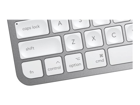 Logitech MX Keys Mini for Mac - Klawiatura - podświetlenie - bezprzewodowa - Bluetooth - QWERTY - Międzynarodowy USA - blada sza