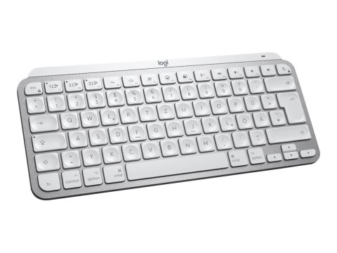 Logitech MX Keys Mini for Mac - Klawiatura - podświetlenie - bezprzewodowa - Bluetooth - QWERTY - Międzynarodowy USA - blada sza