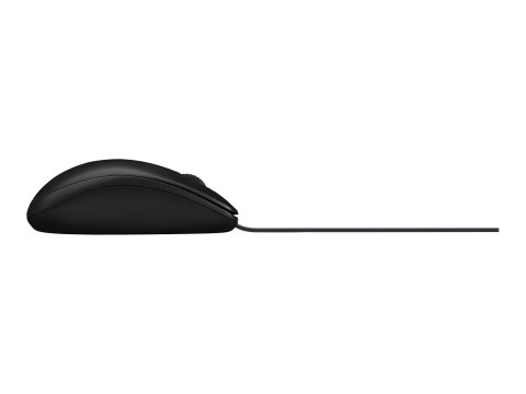 Logitech M100 - Mysz - pełny rozmiar - prawo i leworęczna - optyczna - 3 przyciski - przewodowa - USB - czarny