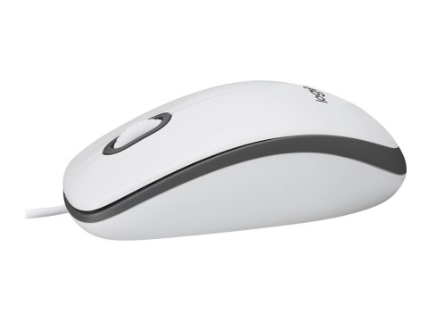 Logitech M100 - Mysz - pełny rozmiar - prawo i leworęczna - optyczna - 3 przyciski - przewodowa - USB