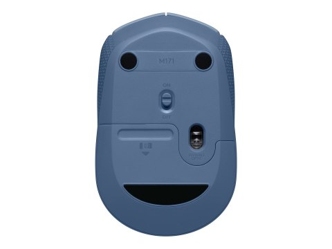 Logitech M171 - Mysz - prawo i leworęczna - optyczna - 3 przyciski - bezprzewodowa - 2.4 GHz - odbiornik bezprzewodowy USB - nie