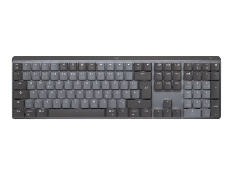 Logitech Master Series MX Mechanical - Klawiatura - podświetlenie - bezprzewodowa - Bluetooth LE - QWERTY - Skandynawia (Dania/F