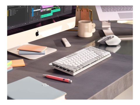 Logitech Master Series MX Mechanical Mini for Mac - Klawiatura - podświetlenie - bezprzewodowa - Bluetooth LE - AZERTY - Francja
