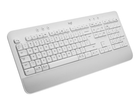 Logitech Signature K650 - Klawiatura - bezprzewodowa - Bluetooth 5.1 - QWERTY - Rosja - nietypowa biel