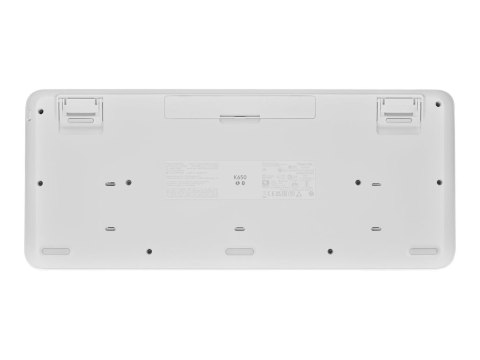 Logitech Signature K650 - Klawiatura - bezprzewodowa - Bluetooth 5.1 - QWERTY - Rosja - nietypowa biel