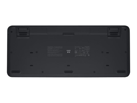 Logitech Signature K650 - Klawiatura - bezprzewodowa - Bluetooth LE - AZERTY - Francja - grafitowy