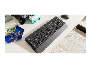 Logitech Signature - Klawiatura - bezprzewodowa - Bluetooth 5.1 - QWERTZ - Niemcy - grafitowy