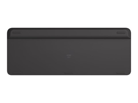 Logitech Slim Multi-Device K580 - Klawiatura - bezprzewodowa - Bluetooth, 2.4 GHz - Nordycka - grafitowy
