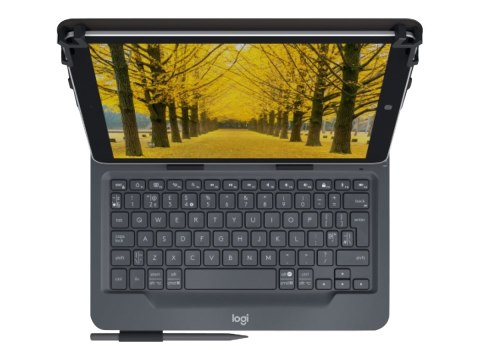 Logitech Universal Folio for 9-10 inch Tablets - Etui na klawiaturę - bezprzewodowa - Bluetooth 3.0 - Skandynawia