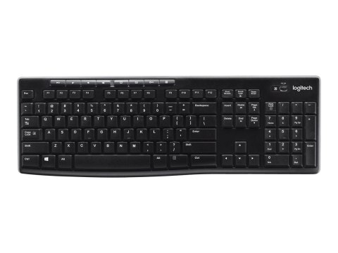 Logitech Wireless Keyboard K270 - Klawiatura - bezprzewodowa - 2.4 GHz - Francja