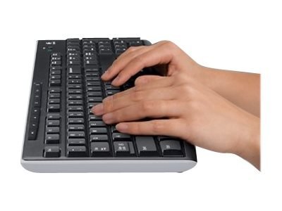 Logitech Wireless Keyboard K270 - Klawiatura - bezprzewodowa - 2.4 GHz - Francja