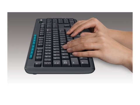 Logitech Wireless Keyboard K270 - Klawiatura - bezprzewodowa - 2.4 GHz - QWERTY - Holandia