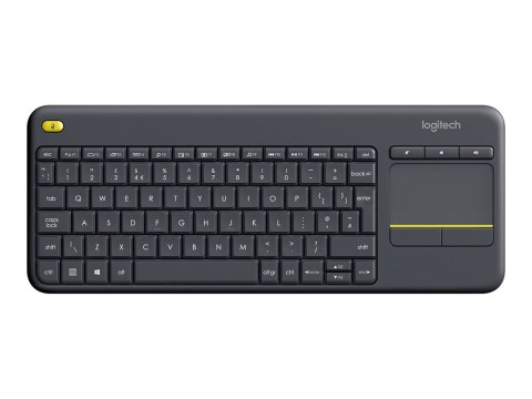 Logitech Wireless Touch Keyboard K400 Plus - Klawiatura - bezprzewodowa - 2.4 GHz - angielski