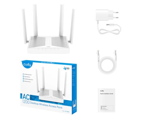PUNKT DOSTĘPOWY AP1300D Wi-Fi 5 2.4 GHz, 5 GHz 300 Mb/s + 867 Mb/s CUDY
