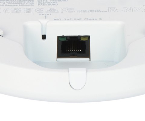 PUNKT DOSTĘPOWY TAP400 Wi-Fi 6, 2.4 GHz, 5 GHz, 2402 Mb/s + 576 Mb/s Teltonika