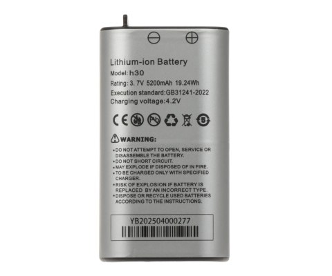 AKUMULATOR DO TESTERÓW CCTV BAT-H30 3.7 V