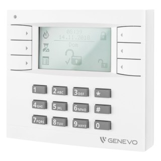 KLAWIATURA DO CENTRALI ALARMOWEJ PRIMA-LCD-WH-WH GENEVO