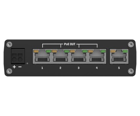 SWITCH PRZEMYSŁOWY POE TSW101 5-PORTOWY, 4 PoE Teltonika