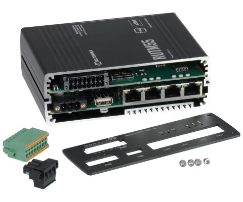 PUNKT DOSTĘPOWY 5G +ROUTER RUTM55 Dual SIM + eSIM Wi-Fi 5, : 2.4 GHz, 5 GHz, 867 Mb/s Teltonika